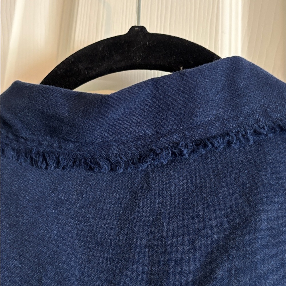 Deep Blue lightweight boho jacket Medium - Picture 8 of 8
